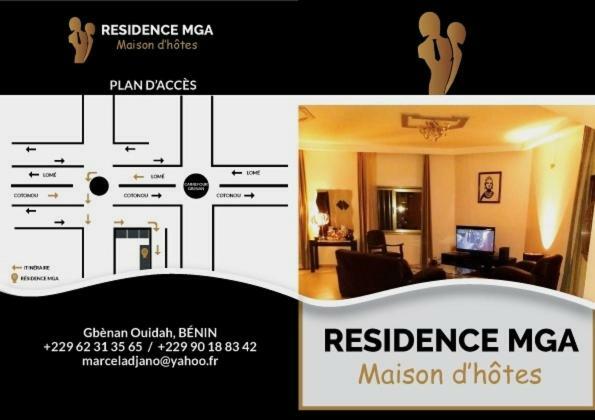 Residence Mga Hotel Ouidah Exterior photo